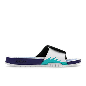 Jordan �W���[�_�� �����Y �X�j�[�J�[ �yJordan Hydro 5 Retro Slide White New Emerald Grape Ice Black�z �T�C�Y US_M_14 White/New Emerald/Grape Ice/Black