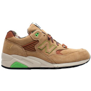 New Balance �j���[�o�����X �����Y �X�j�[�J�[ �yNew Balance 580 Fingercroxx�z �T�C�Y US_10.5(28.5cm) Wheat/Brown-Camo