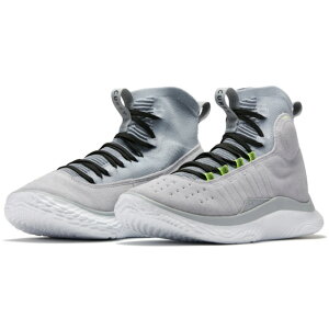 Under Armour �A���_�[�A�[�}�[ �����Y �X�j�[�J�[ �yUnder Armour Curry 4 Flotro Grey�z �T�C�Y US_8.5(26.5cm) Grey/White/Neon