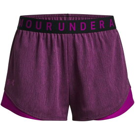 【送料無料】 アンダーアーマー レディース カジュアルパンツ ボトムス Armour Play Up Twist Shorts 3.0 Ladies Black/Magenta