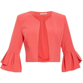 【送料無料】 ジーナバッコーニ メンズ ジャケット＆ブルゾン アウター Gigi Moss Crepe Bolero ORANGE RED