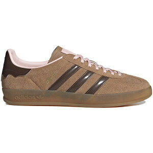 adidas �A�f�B�_�X �����Y �X�j�[�J�[ �yadidas Gazelle Indoor Cardboard Brown Sandy Pink Gum�z �T�C�Y US_10.5(28.5cm) Cardboard/Brown/Sandy Pink