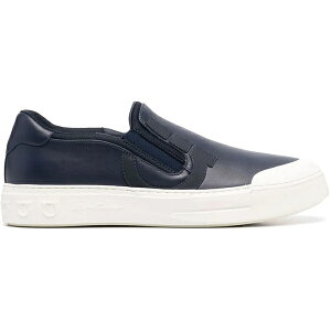 Ferragamo tFK Y Xj[J[ yFerragamo Gancini Slip-On Sneakers Bluez TCY US_6.5(24.5cm) Blue