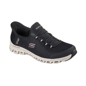 �X�P�b�`���[�Y ���f�B�[�X �X���b�|���E���[�t�@�[ �V���[�Y Women's Slip-Ins: Glide-Step - Vibey Athletic Walking Sneakers from Finish Line Black