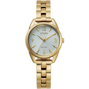 V`Y fB[X uXbgEoOEANbg ANZT[ Drive From Eco-Drive Women's Gold-Tone Stainless Steel Bracelet Watch 27mm Gold