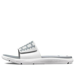 Under Armour A_[A[}[ Y Xj[J[ yUnder Armour Mercenary Slide 'White Halo Grey' 3025851-100z TCY US_7(25.0cm)