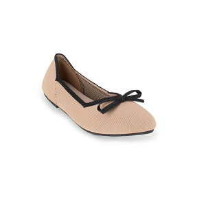 ^n fB[X T_ V[Y Women's Tortuga Knit Slip-On Flats Camel, Black