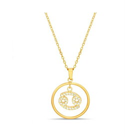ケンジー レディース ネックレス・チョーカー・ペンダントトップ アクセサリー Gold-Tone Dangle Round Initial Pendant Necklace Cancer