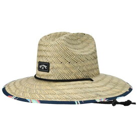 ビラボン メンズ 帽子 アクセサリー Billabong Tides Print Floral Straw Hat Natural