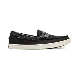 コールハーン メンズ スリッポン・ローファー シューズ Men's Nantucket Slip-On Penny Loafers Black Canvas/black/ivory