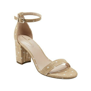 �o���h���[�m ���f�B�[�X �T���_�� �V���[�Y Women's Armory Block Heel Dress Sandals Natural/White Polka Dot