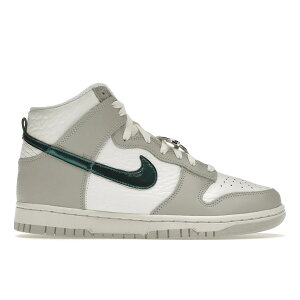 Nike �i�C�L ���f�B�[�X �X�j�[�J�[ �yNike Dunk High FLS (Women's)�z �T�C�Y US_7(24.0cm) White/Light Grey/Teal Metallic