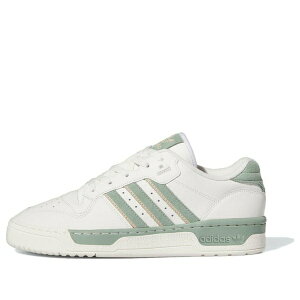 adidas �A�f�B�_�X �����Y �X�j�[�J�[ �yadidas Rivalry Low 'White Silver Green' IG6309�z �T�C�Y US_M_4