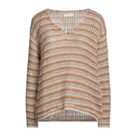 【送料無料】 メゾンホテル レディース ニット&セーター アウター Sweaters Camel