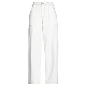 【送料無料】 エヌ エー ケイ ディ レディース デニムパンツ ボトムス Denim pants White