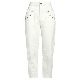 【送料無料】 ツインセット レディース デニムパンツ ボトムス Jeans White
