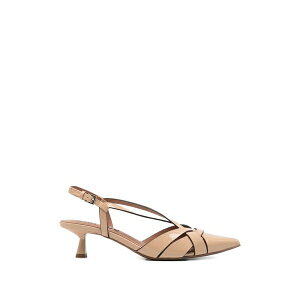 �r�r���E ���f�B�[�X �p���v�X �V���[�Y Nolia crossover strap pumps Neutrals