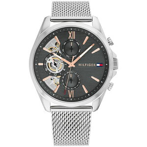 g~[ qtBK[ Y rv ANZT[ Men's Multifunction Silver Stainless Steel Watch 43.5mm Silver