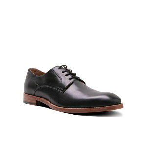 S[hbV Y hXV[Y V[Y Mens Hastings Dress Lace-Up Plain Toe Derby Leather Shoes Black