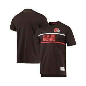 g~[ qtBK[ Y Vc gbvX Men's Brown Cleveland Browns The Travis T-shirt Brown