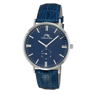 |Tu[ Y rv ANZT[ Men's Henry Genuine Leather Band Watch 842BHEL Blue