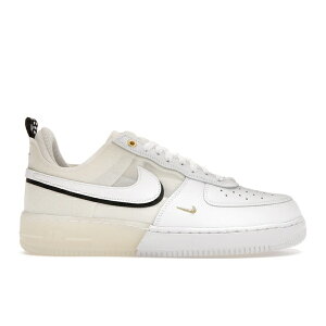Nike �i�C�L �����Y �X�j�[�J�[ �yNike Air Force 1 React 40th Anniversary Sail Gold (2022)�z �T�C�Y US_6.5(24.5cm) White/Sail/Black/White