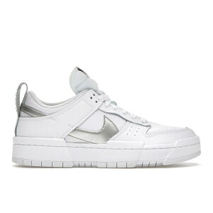 Nike iCL fB[X Xj[J[ yNike Dunk Low Disrupt White Silver (Women's)z TCY US_7(24.0cm) White/Metallic-Silver