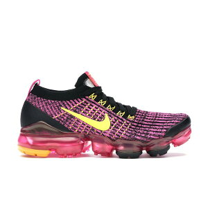 Nike �i�C�L ���f�B�[�X �X�j�[�J�[ �yNike Air VaporMax Flyknit 3 Laser Fuchsia Laser Orange (Women's)�z �T�C�Y US_5(22.0cm) Laser Fuchsia/Laser Orange-Black