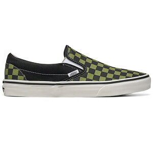 Vans oY Y Xj[J[ yVans Classic Slip-On Checkerboard Black Loden Greenz TCY US_M_4 Black/Loden Green