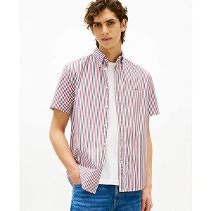 g~[ qtBK[ Y Vc gbvX Men's Americana Stripe Shirt Medium Red / Multi