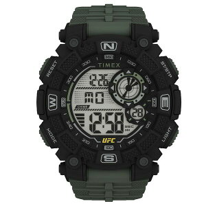 ^CbNX Y rv ANZT[ UFC Men's Quartz Redemption Resin Green Watch, 50mm Green