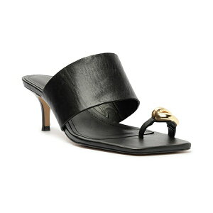 AbcH fB[X T_ V[Y Women's Kendall Mid Stiletto Slip-On Sandals Black