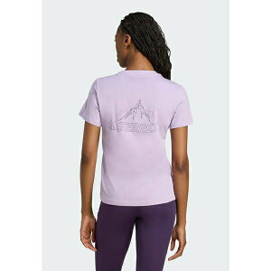 AfB_X ebNX fB[X ejX X|[c MOUNTAIN TEE - Print T-shirt - powder plum