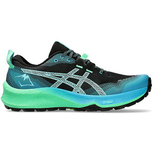 ASICS �A�V�b�N�X �����Y �X�j�[�J�[ �yASICS Gel-Trabuco 12 Black Bright Cyan�z �T�C�Y US_6(24.0cm) Black/Bright Cyan