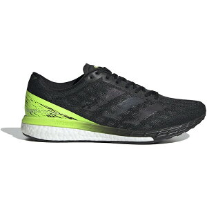 adidas �A�f�B�_�X �����Y �X�j�[�J�[ �yadidas Adizero Boston 9 Black Signal Green�z �T�C�Y US_10.5(28.5cm) Core Black/Core Black/Signal Green