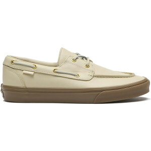 Vans �o���Y �����Y �X�j�[�J�[ �yVans 2-Eyelet Boat Shoe Leather Tan�z �T�C�Y US_M_4 Tan