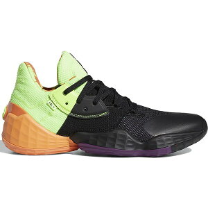 adidas �A�f�B�_�X �����Y �X�j�[�J�[ �yadidas Harden Vol. 4 Black Green Orange�z �T�C�Y US_8(26.0cm) Core Black/Amber Tint/Glory Purple