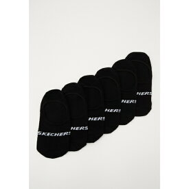 スケッチャーズ メンズ サンダル シューズ BASIC FOOTIES VENTILATION 6PACK - Trainer socks - black