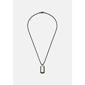 ボス メンズ サンダル シューズ DEVON - Necklace - silver-coloured/black