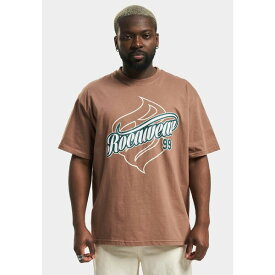 ロカウェア メンズ Tシャツ トップス LUISVILLE - Print T-shirt - brown