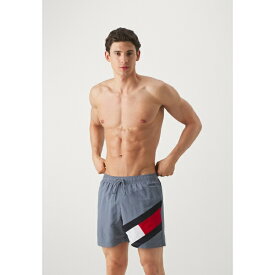 トミー ヒルフィガー メンズ サンダル シューズ MEDIUM DRAWSTRING - Swimming shorts - blue coal