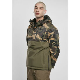 アーバン クラシックス メンズ ジャケット＆ブルゾン アウター CAMO MIX PULL OVER - Light jacket - olive/wood camo