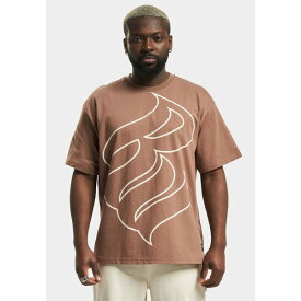 ロカウェア メンズ Tシャツ トップス WOODHAVEN - Print T-shirt - brown