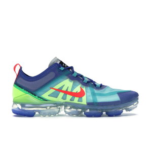Nike �i�C�L �����Y �X�j�[�J�[ �yNike Air VaporMax 2019 Racer Blue Hyper Jade Volt Glow�z �T�C�Y US_9(27.0cm) Racer Blue/Bright Crimson-Hyper Jade-Volt Glow-Off White