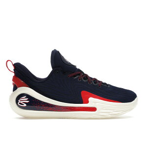 Under Armour �A���_�[�A�[�}�[ �����Y �X�j�[�J�[ �yUnder Armour Curry 12 Podium Blue�z �T�C�Y US_M_4.5 Blue/Red/White