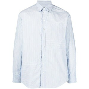 �f�B�[�X�N�G�A�[�h �����Y �V���c �g�b�v�X Stripe-pattern cotton shirt Blue