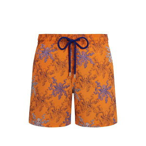 ���B���u���N�C�� �����Y �J�W���A���p���c �{�g���X Octopus-print swim shorts Orange