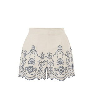 �G���V�[�c�[�Z�C���g�o�[�X ���f�B�[�X �J�W���A���p���c �{�g���X Broderie-anglaise scalloped-hem shorts Neutrals