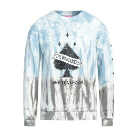 【送料無料】 ワン ティースプーン メンズ パーカー・スウェットシャツ アウター Sweatshirts Light blue