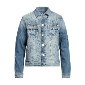 【送料無料】 トゥルーレリジョン メンズ ジャケット＆ブルゾン アウター Denim Outerwear Blue